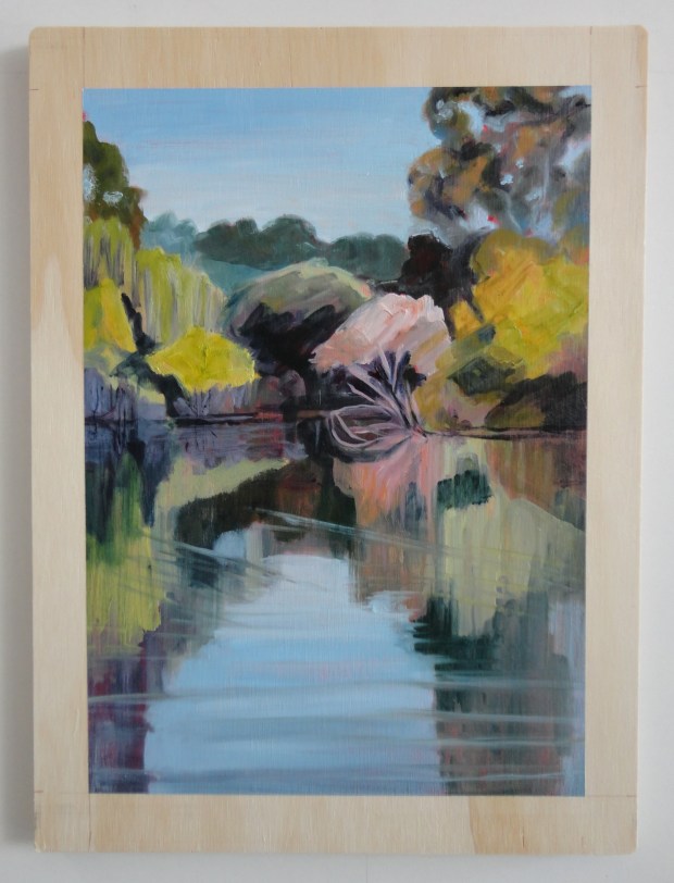 AKA Tulya Wodli (Winter is coming) Oil on plywood, 40cm x 30cm