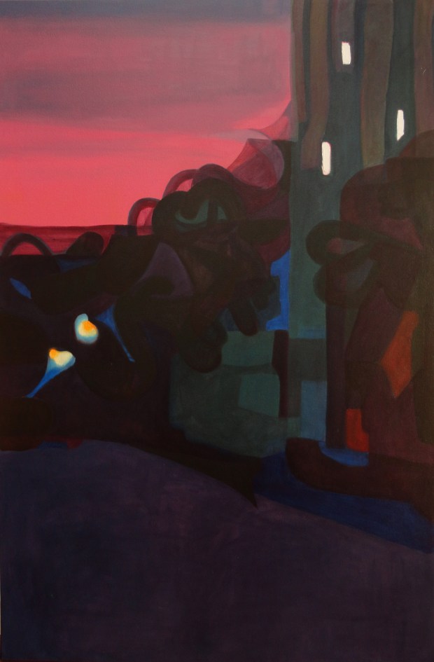 "Bluescape", Oil on canvas, 150cm x 100cm